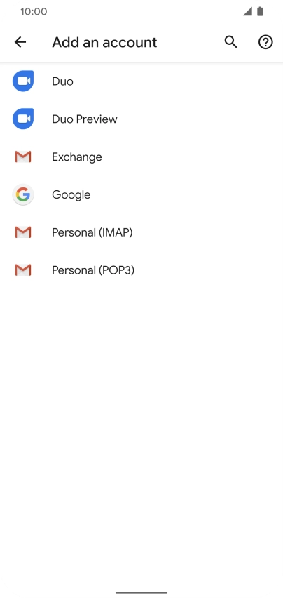 Press Google. Press Google.