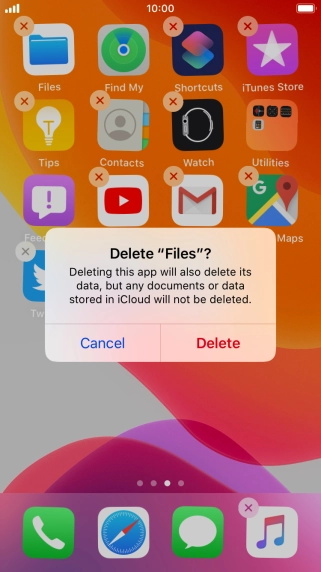 Press Delete.