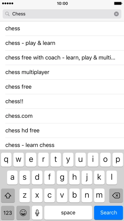 Press Search.