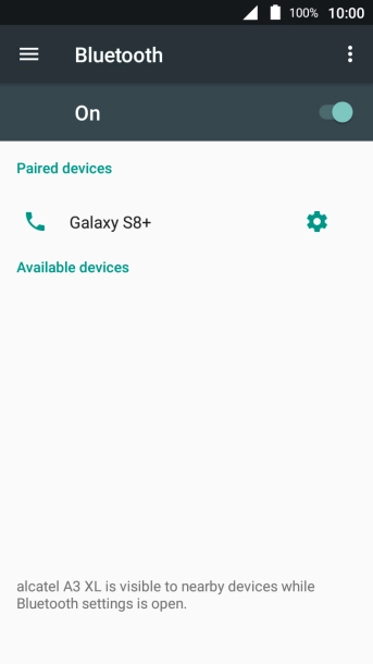 Press the Home key to return to the home screen.