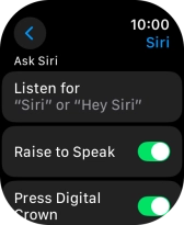 Press Listen for.