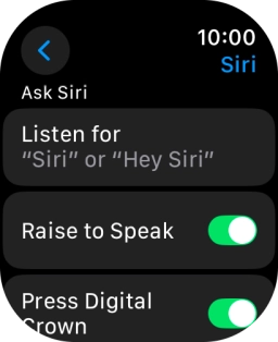 Press Listen for.