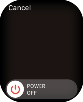 Press and drag the power off icon right. Press and drag the power off icon right.