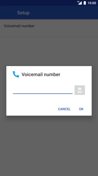 Key in +61414121121 and press OK.