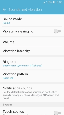 Press the Home key to return to the home screen.