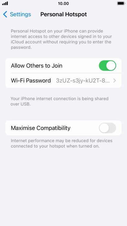 Press the Home key to return to the home screen.