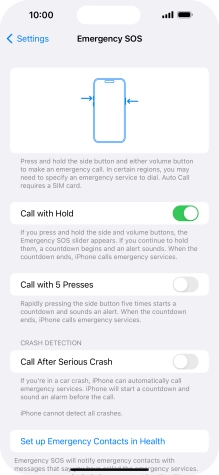 Press the indicator next to Press the indicator next to