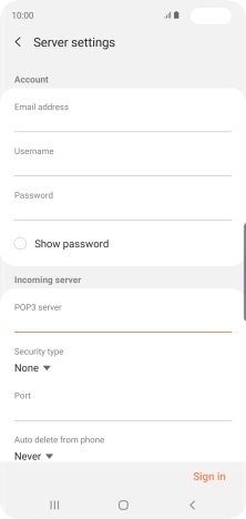 Press the drop down list below Press the drop down list below