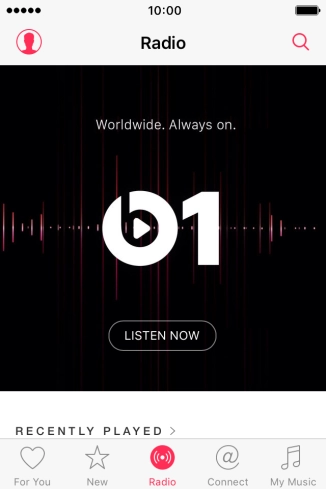 Press LISTEN NOW to start playback of Beats 1. Press LISTEN NOW to start playback of Beats 1.
