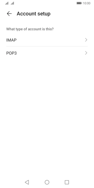 Press POP3.