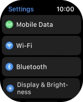 Press Bluetooth. Press Bluetooth.