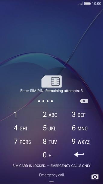If you're asked to key in your PIN, do so and press enter.