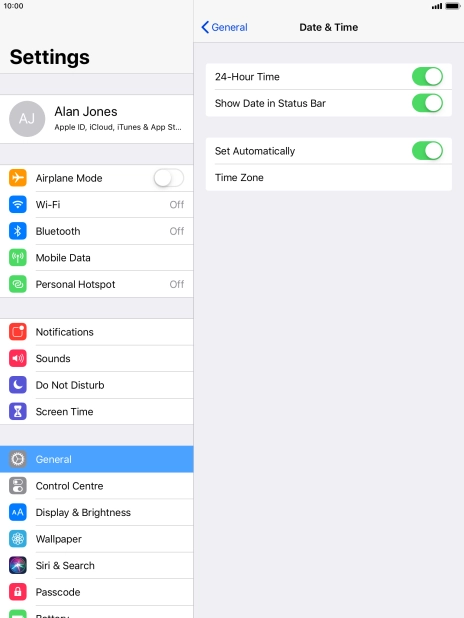 Press the Home key to return to the home screen.