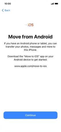 To transfer content to your phone, you need to install the app To transfer content to your phone, you need to install the app