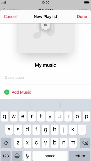 Press Add Music.