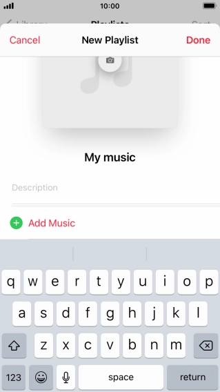 Press Add Music.