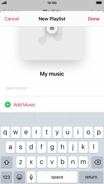 Press Add Music.