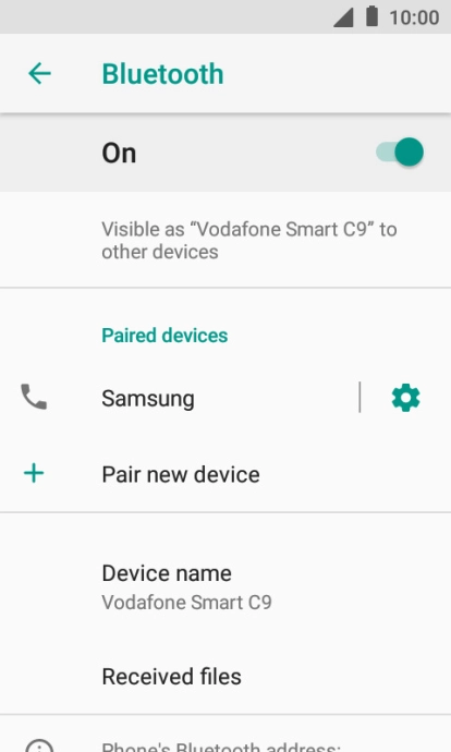 Press the Home key to return to the home screen.