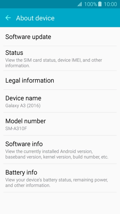 Press Software update. If a new software version is available, it's displayed. 
Follow the instructions on the screen to update the phone software.