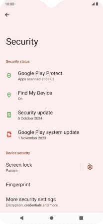 Press Screen lock and key in the additional phone lock code you created earlier. Press Screen lock and key in the additional phone lock code you created earlier.