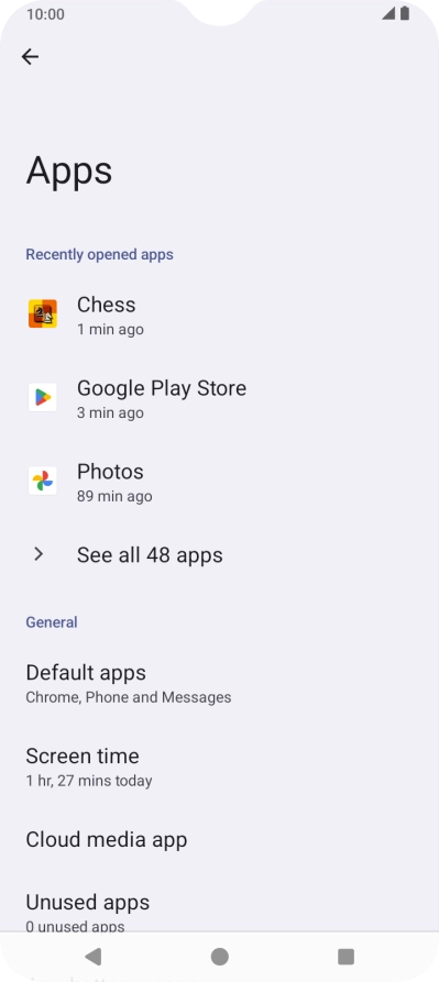 Press See all apps. Press See all apps.