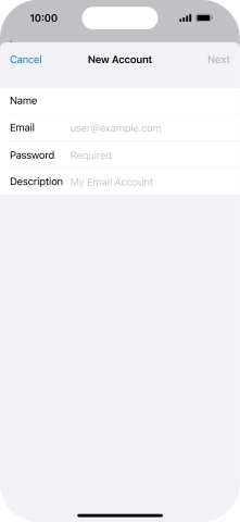 Press Email and key in your email address. Press Email and key in your email address.