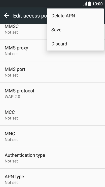 Press Save.