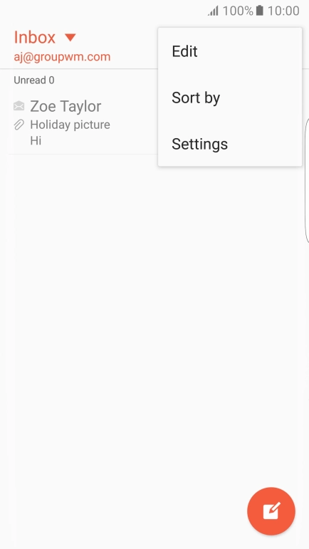 Press Settings.