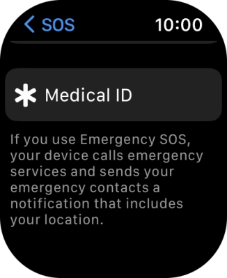 Press Medical ID.