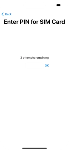 If your SIM is locked, key in your PIN and press OK. If your SIM is locked, key in your PIN and press OK.