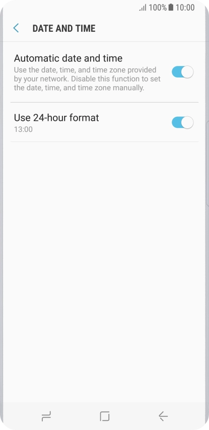 Press the Home key to return to the home screen. Press the Home key to return to the home screen.