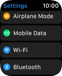 Press Bluetooth. Press Bluetooth.
