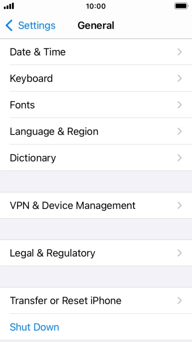 Press Transfer or Reset iPhone. Press Transfer or Reset iPhone.