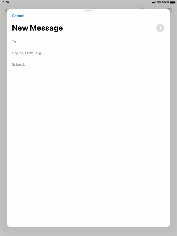 Press To: and key in the first letters of the recipient's name.