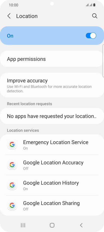 Press App permissions. Press App permissions.