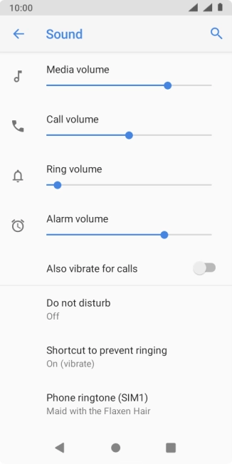 Press the Home key to return to the home screen. Press the Home key to return to the home screen.