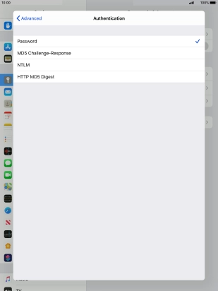 Press Password.