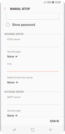 Press the drop down list below Press the drop down list below