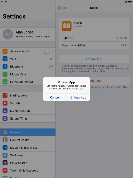 Press Offload App. Press Offload App.