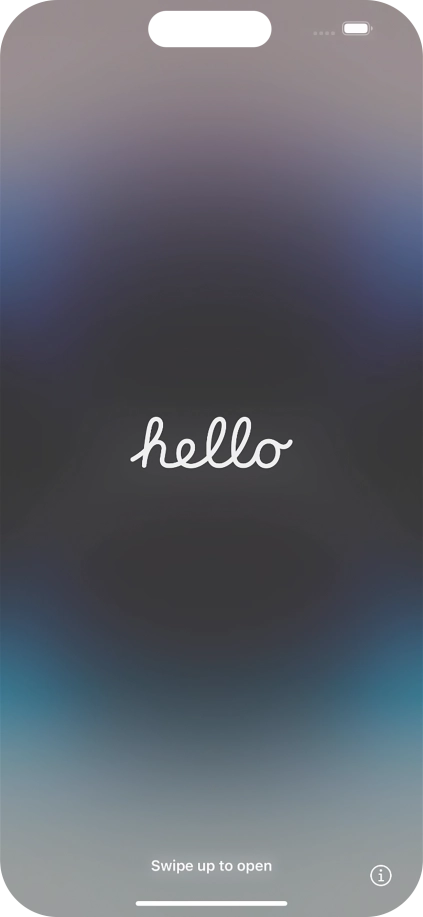 Slide your finger upwards starting from the bottom of the screen. Slide your finger upwards starting from the bottom of the screen.