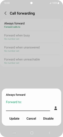 Press Disable.