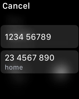 Press the required number.