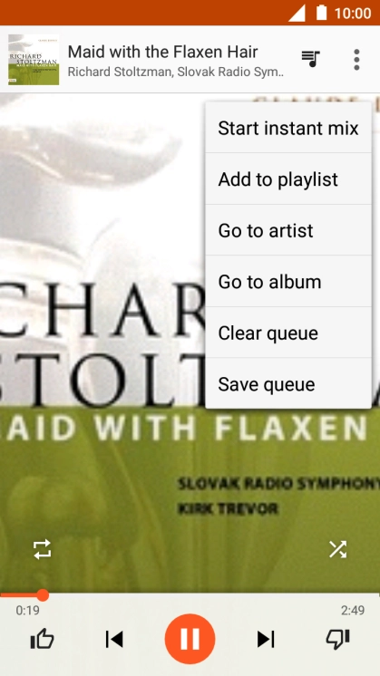 Press Add to playlist.
