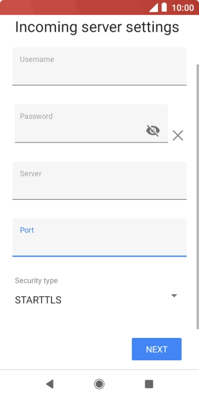 Press the drop down list below Press the drop down list below
