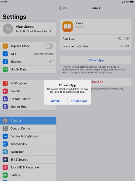 Press Offload App. Press Offload App.