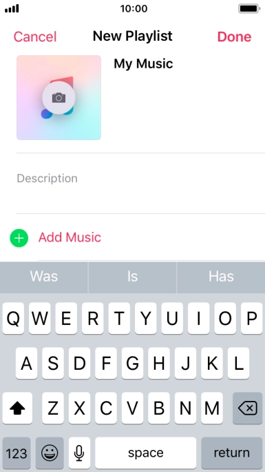 Press Add Music.