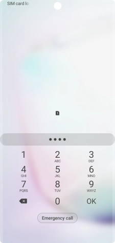 If you're asked to key in your PIN, do so and press OK. If you're asked to key in your PIN, do so and press OK.