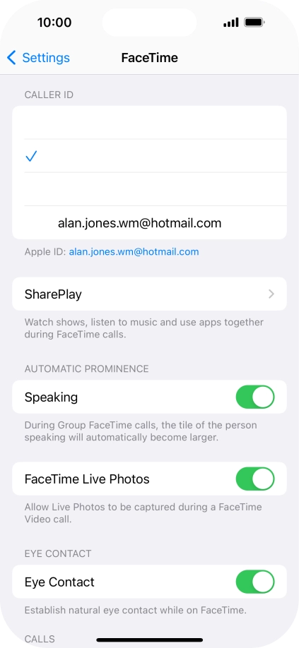 Press SharePlay.