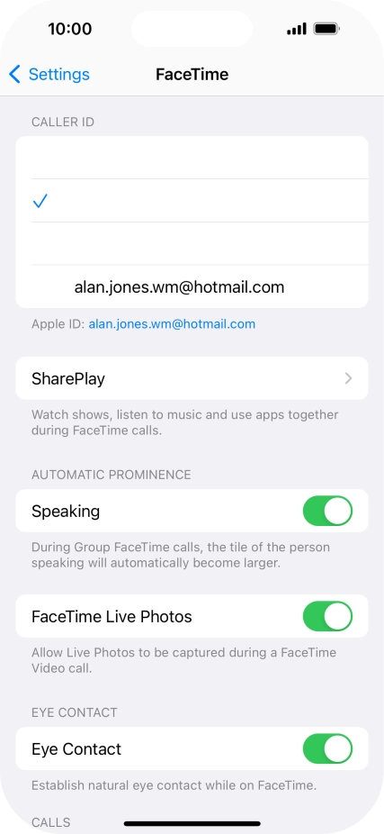 Press SharePlay. Press SharePlay.