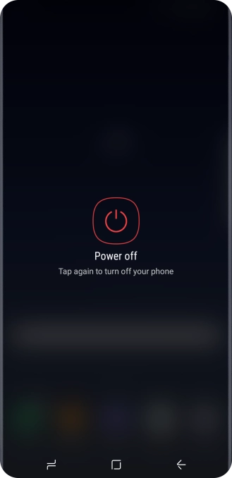 Press Power off. Press Power off.